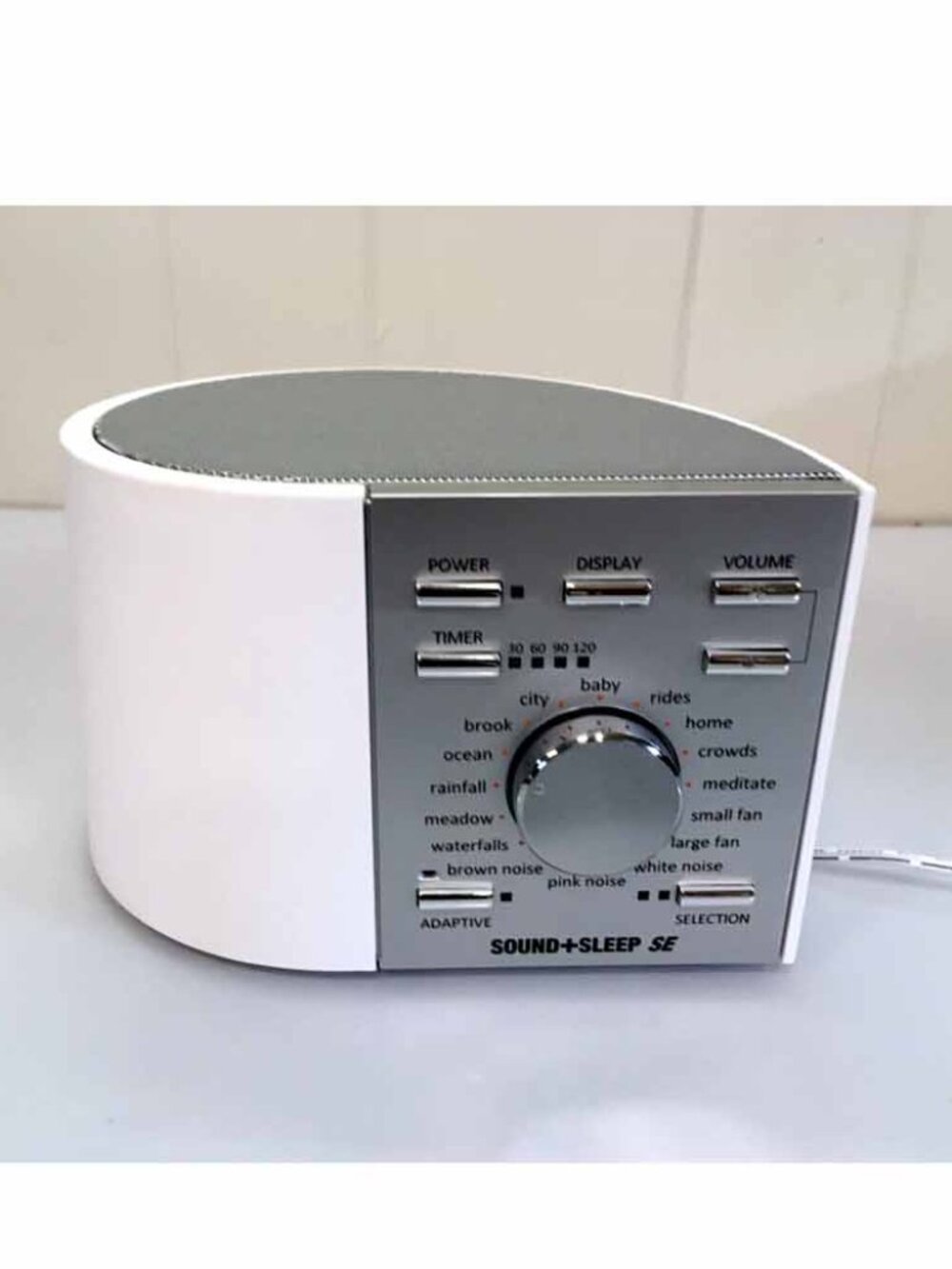 Sound+Sleep 1501437 SE Adaptive Sound Sleep Therapy System - White/Silver